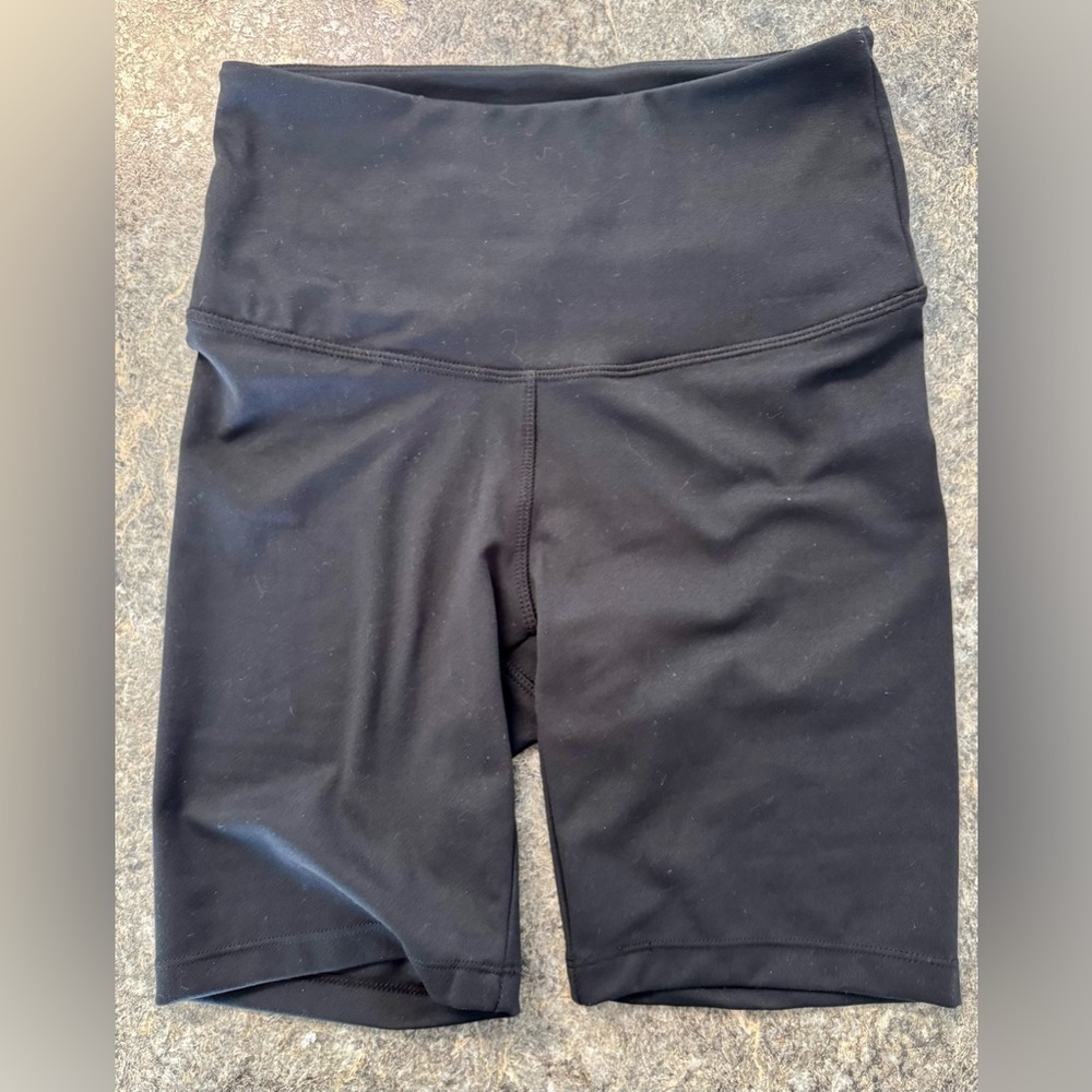Danskin Black High-Waisted Bike Shorts Performance Fit XS